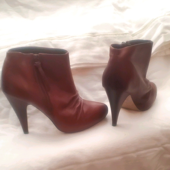 Aldo rust/cognac leather boots - Picture 2 of 4